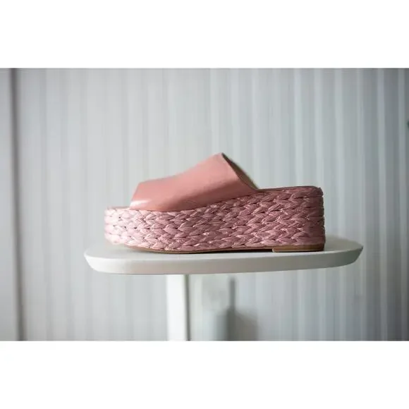 Paloma Barcelo Pilline Malory Blush Wedge 39 - Picture 3 of 5